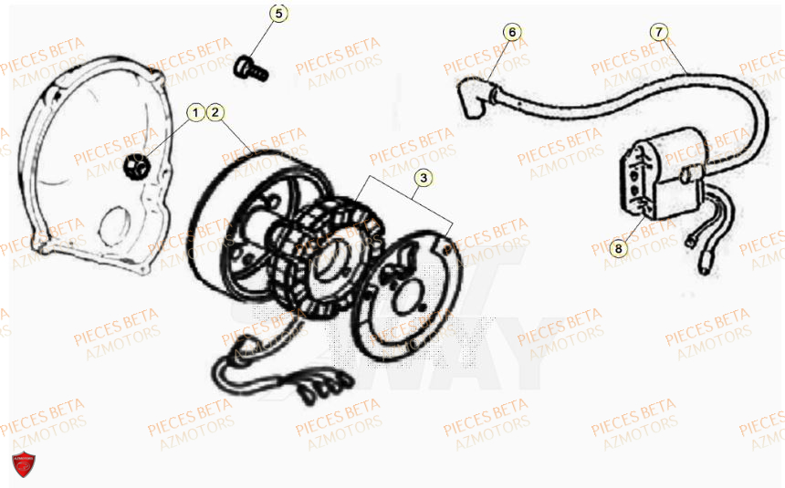 ALLUMAGE pour MOTARD RR 50 2T 23