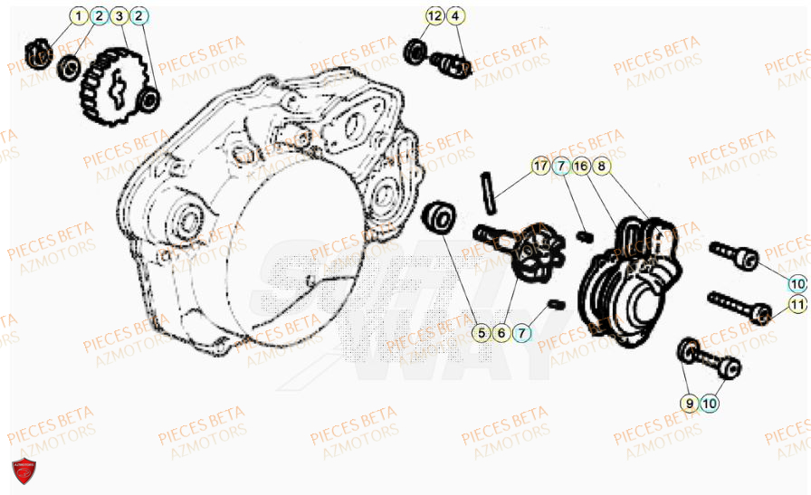 POMPE_A_EAU BETA BETA Motard STANDARD RR 2T 50 2023