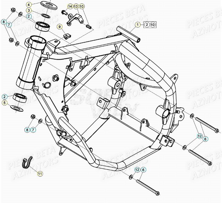 CHASSIS BETA BETA Motard SPORT 2T 50 (2020)