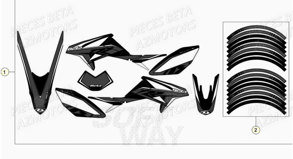 Decors BETA BETA Motard SPORT 2T 50 (2020)