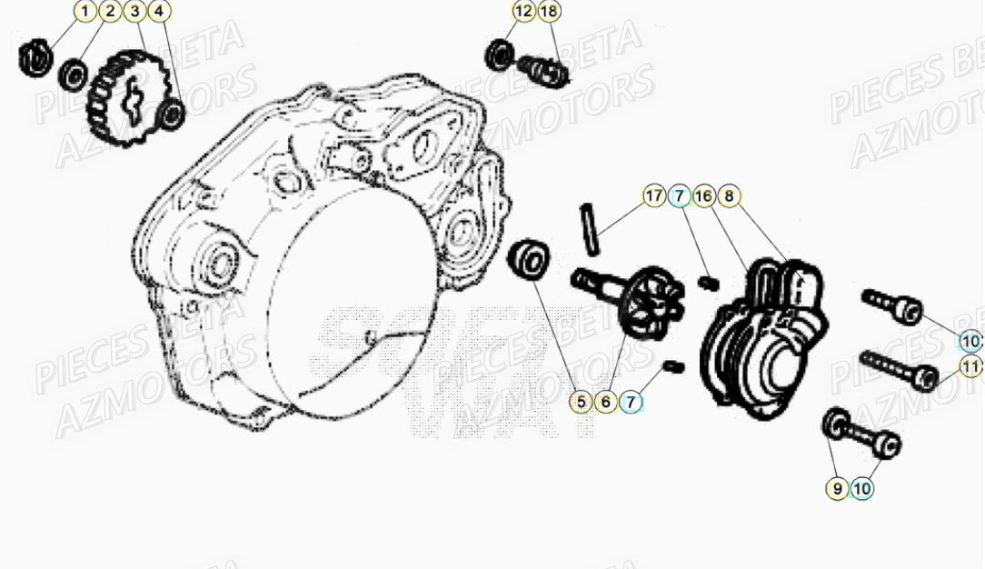 POMPE_A_EAU BETA BETA Motard SPORT 2T 50 (2020)