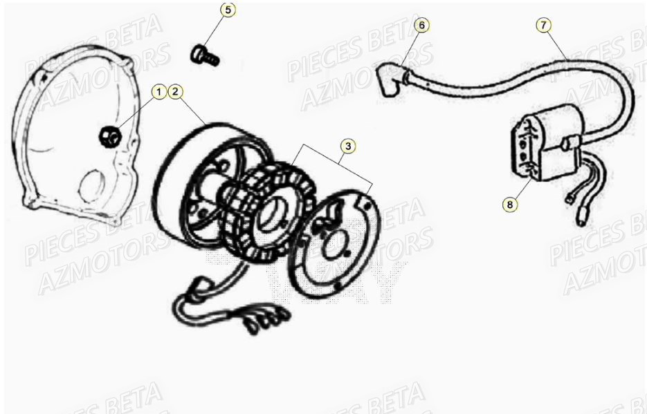 ALLUMAGE pour MOTARD SPORT 50 2T 21