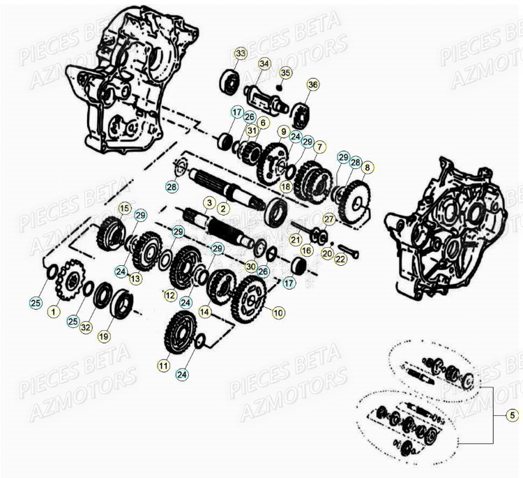 Boite A Vitesses BETA BETA Motard SPORT 2T 50 2021-2022