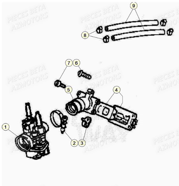 Carburateur BETA BETA Motard SPORT 2T 50 2021-2022