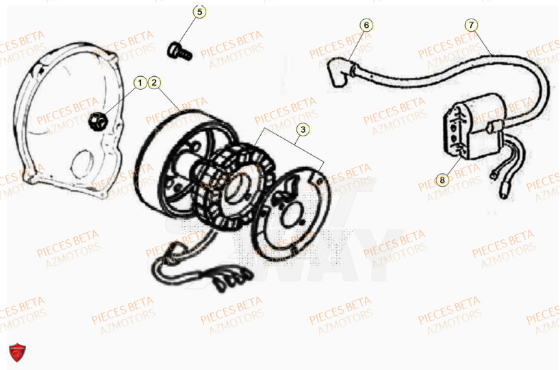 ALLUMAGE BETA BETA Motard SPORT 2T 50 2023