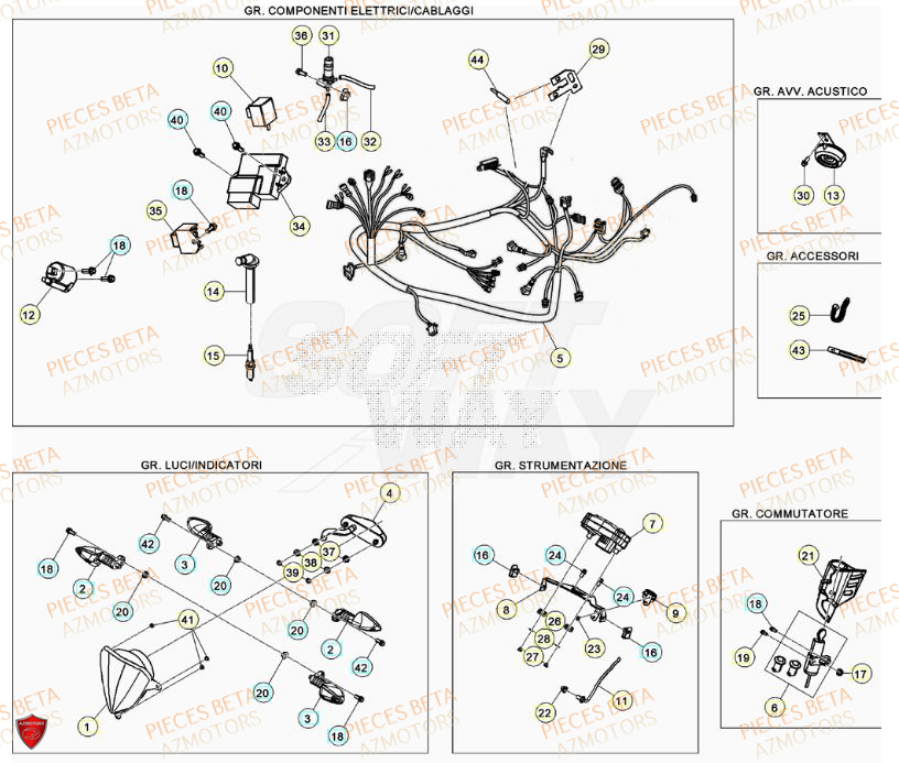 EQUIPEMENT_ELECTRIQUE BETA BETA Motard SPORT 2T 50 2023