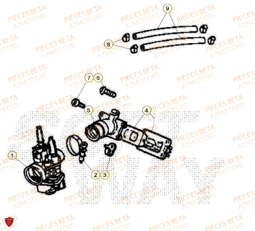 Carburateur BETA BETA Motard SPORT 2T 50 LS 2024