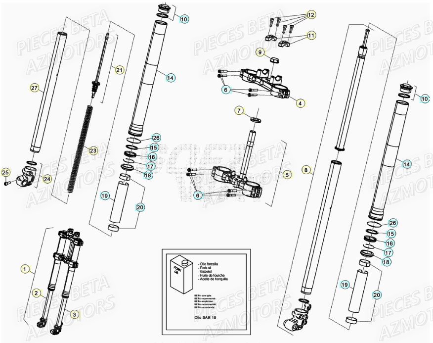 FOURCHE BETA BETA Motard TRACK 2T 50 (2020)