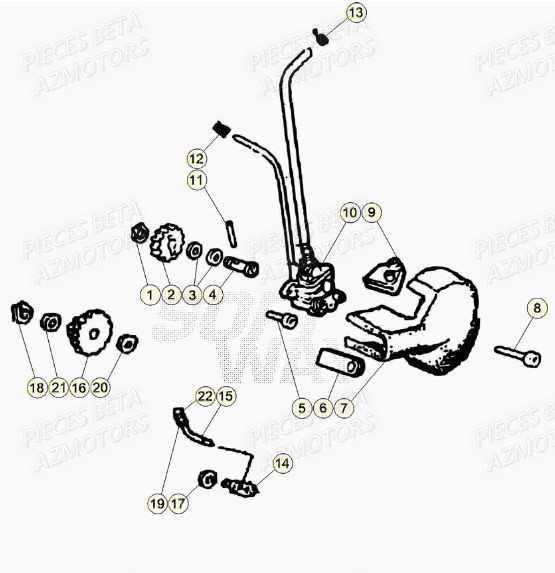 Pompe A Huile BETA BETA Motard TRACK 2T 50 (2020)