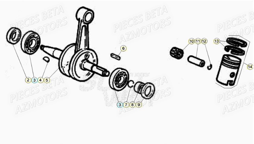 Vilebrequin BETA BETA Motard TRACK 2T 50 (2020)