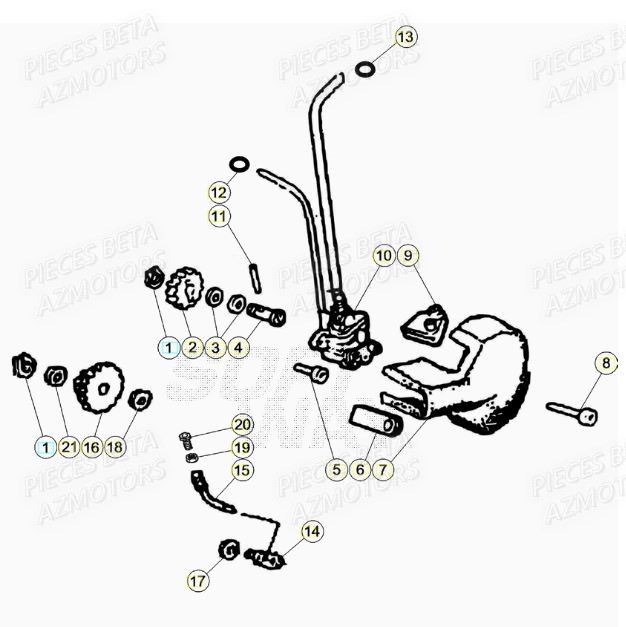 Pompe A Huile BETA BETA Motard TRACK 2T 50 2021-2022