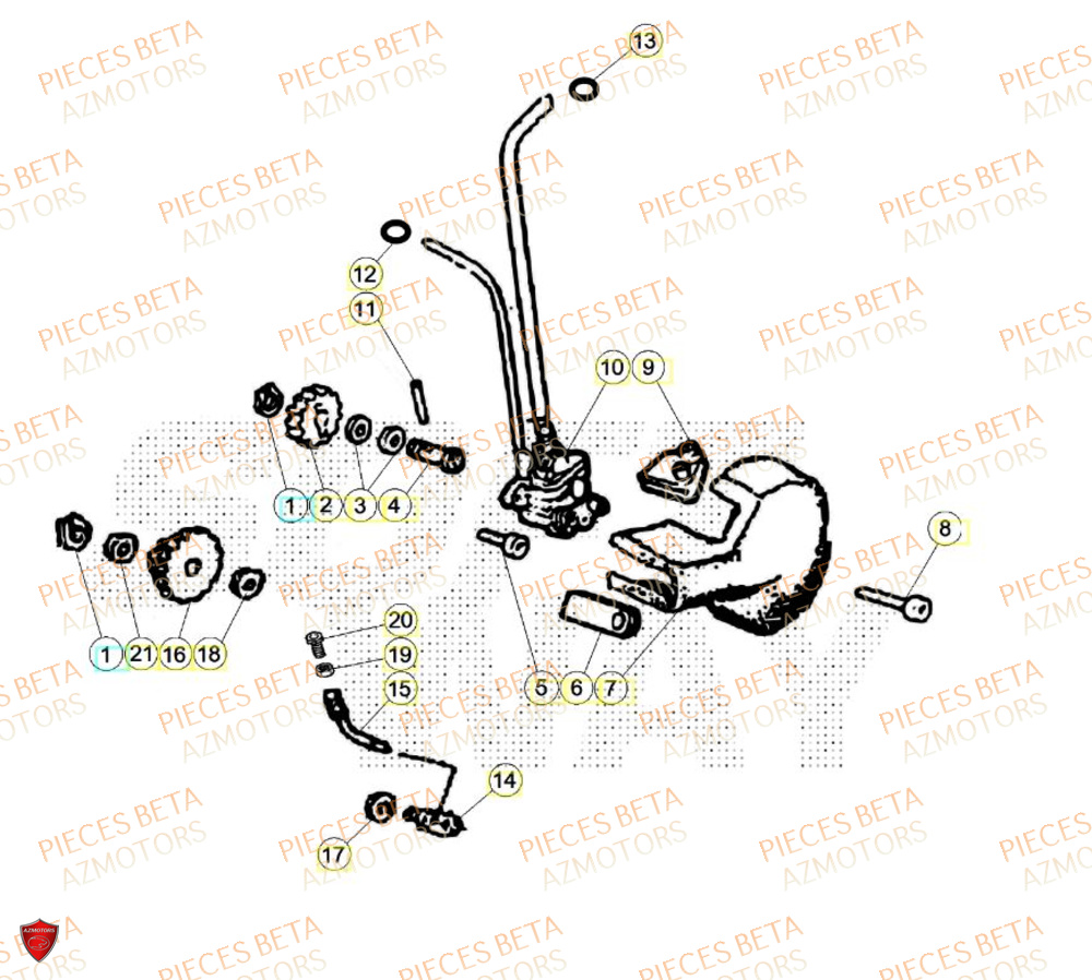Pompe A Huile BETA BETA Motard X GREY 2T 50 2024
