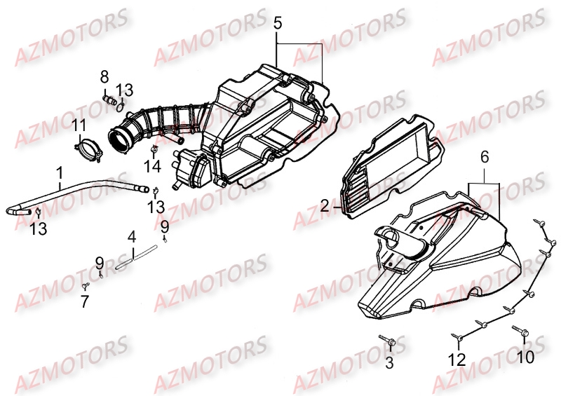 BOITE A AIR KYMCO MOVIE125 III S