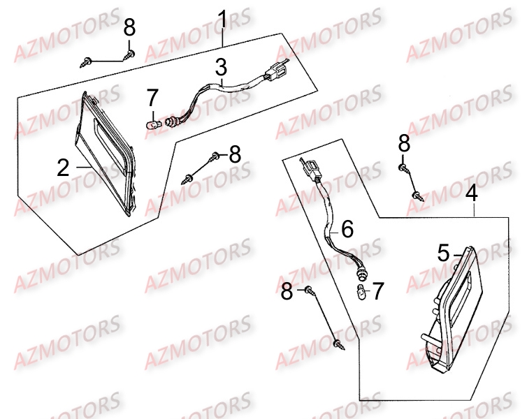 CLIGNOTANTS pour MOVIE125-III-S