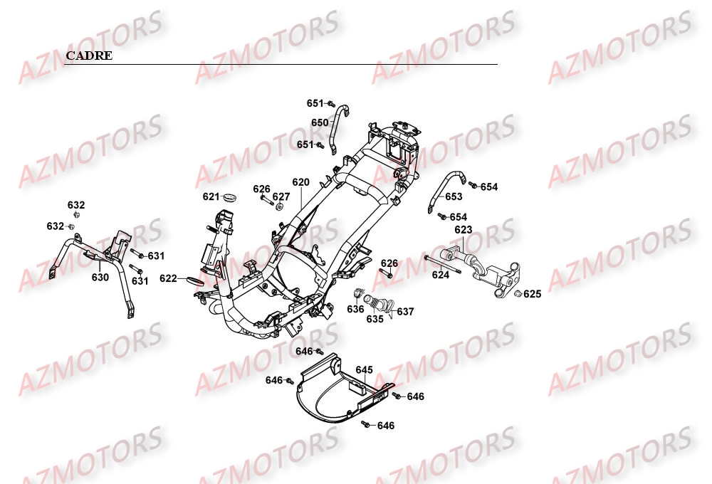 CADRE pour MOVIE125-XL-II