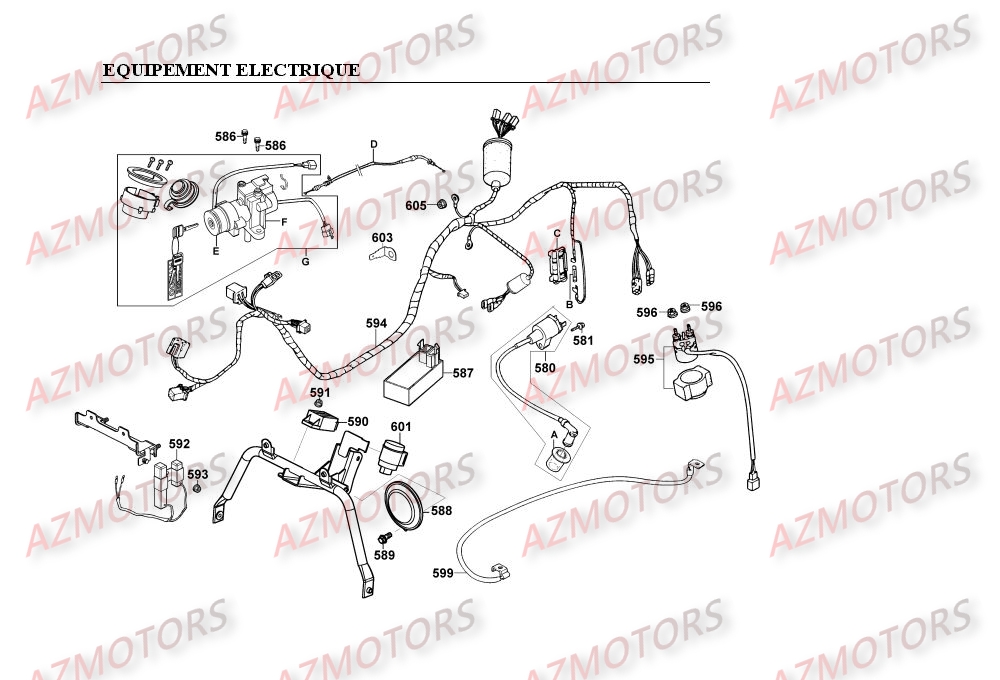 EQUIPEMENT ELECTRIQUE pour MOVIE125-XL-II