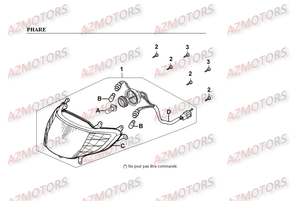 PHARE pour MOVIE125-XL-II
