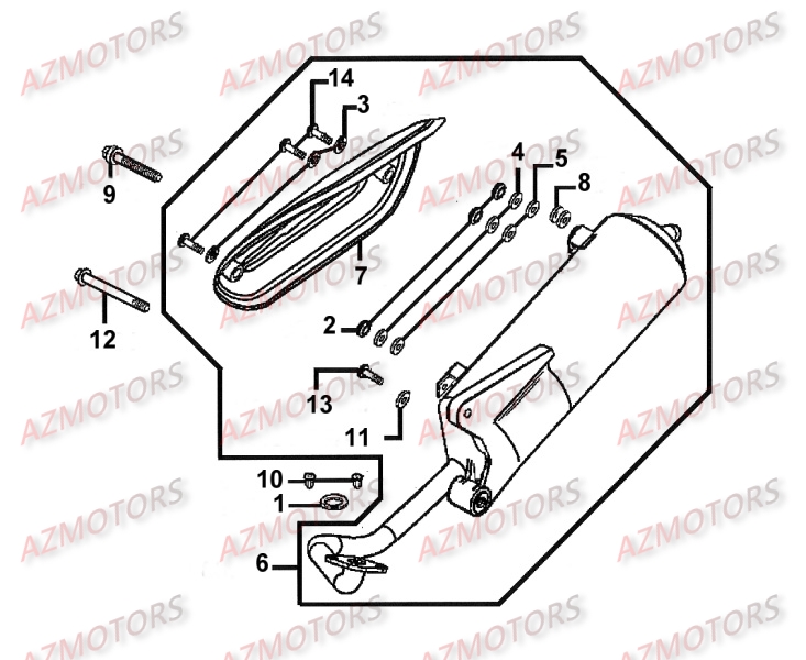 ECHAPPEMENT KYMCO MOVIE125 XL III