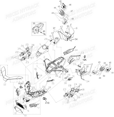 CARROSSERIE AVANT HYTRACK MP4