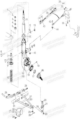 SUSPENSIONS AVANT HYTRACK MP4