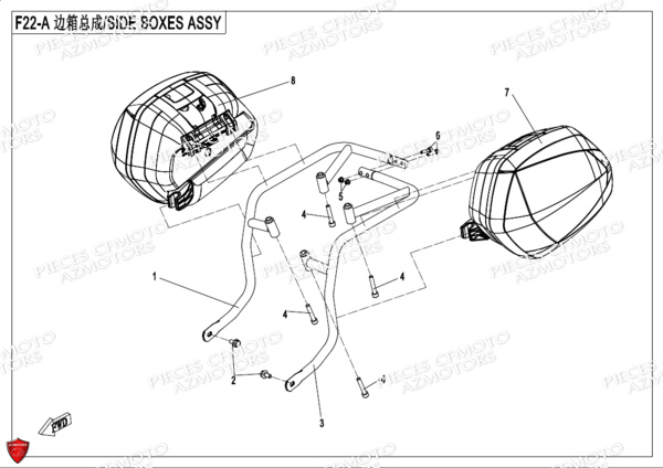Valises Plastique CFMOTO 