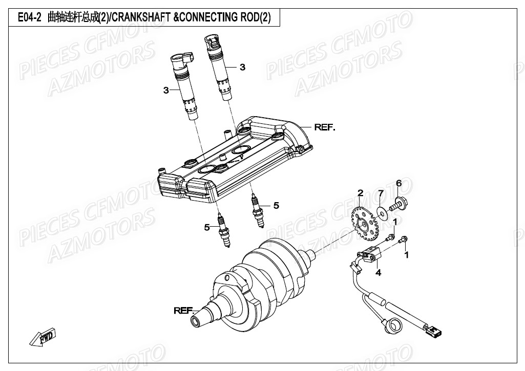 BOBINE ALLUMAGE CFMOTO MT 650 2019