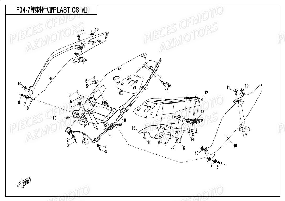 PROTECTION CHASSIS CFMOTO MT 650 2019