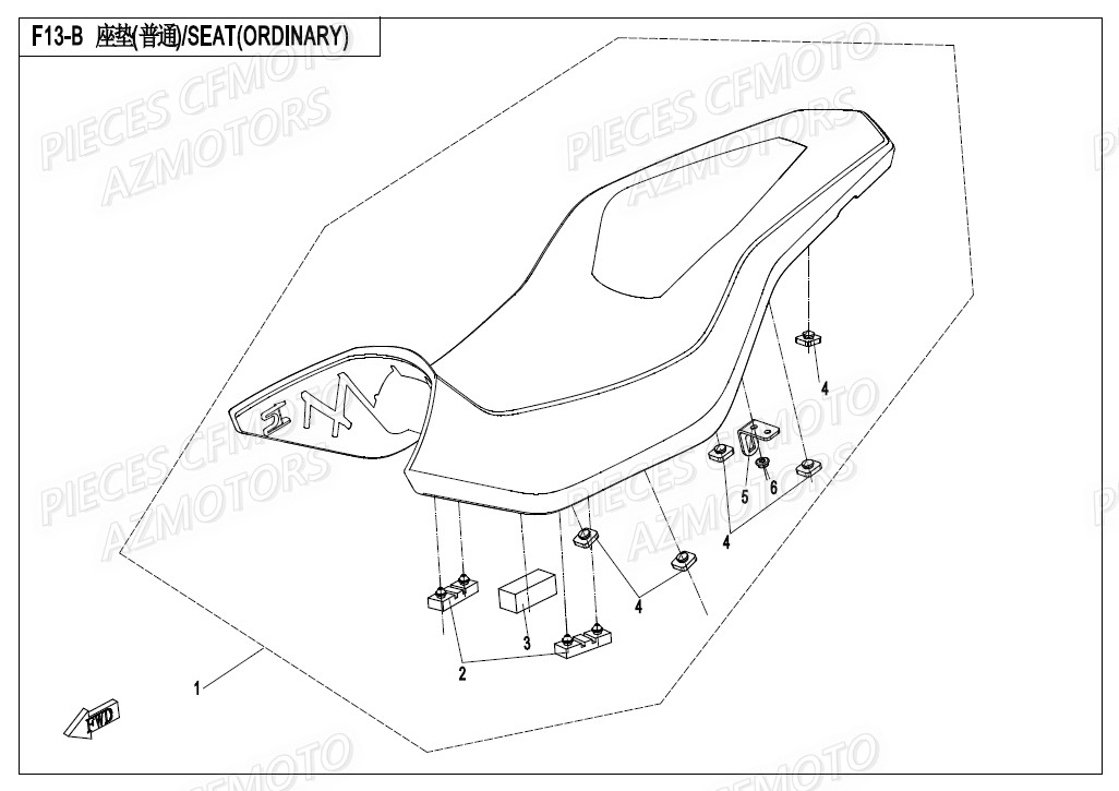 SELLE CFMOTO MT 650 2019