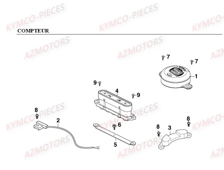 COMPTEUR pour MXER 150