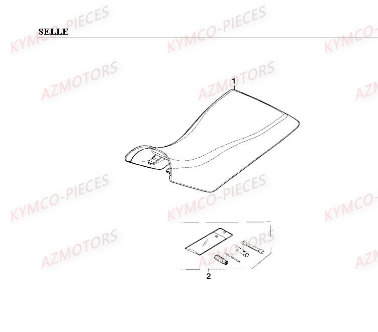 SELLE KYMCO MXER 150