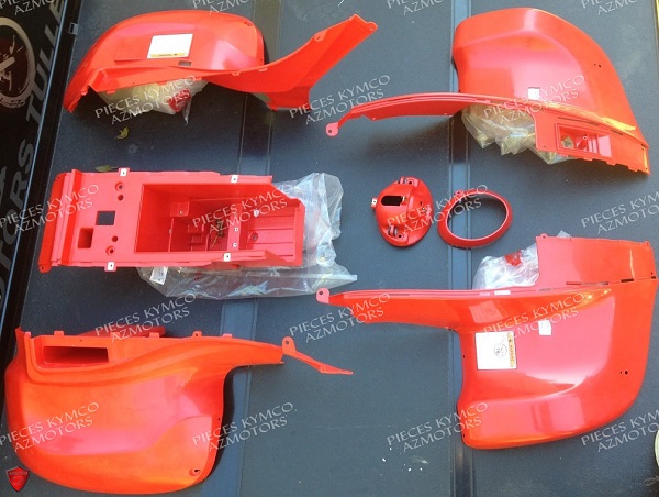 1 Lot 7 Carenages KYMCO Pièces MXER 50 2T EURO II (LA10AD)