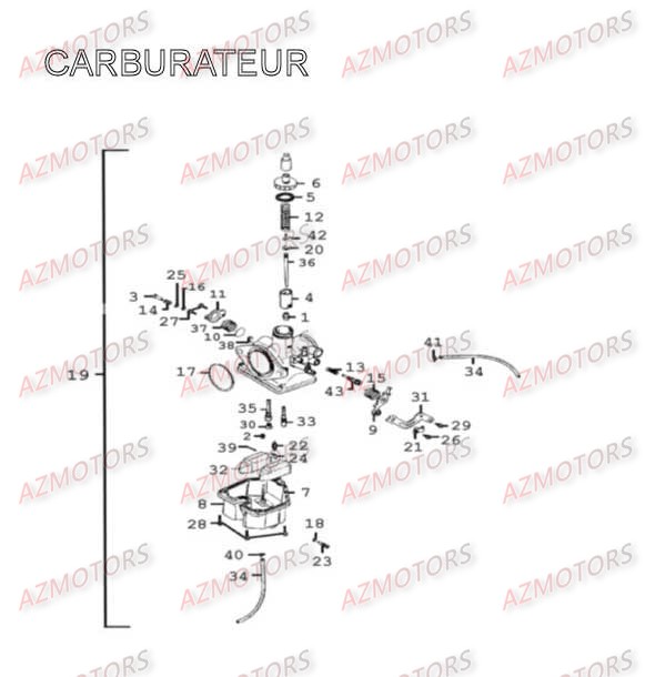 Carburateur AZMOTORS 