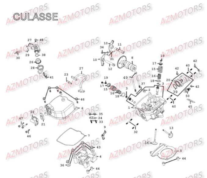 Culasse AZMOTORS 
