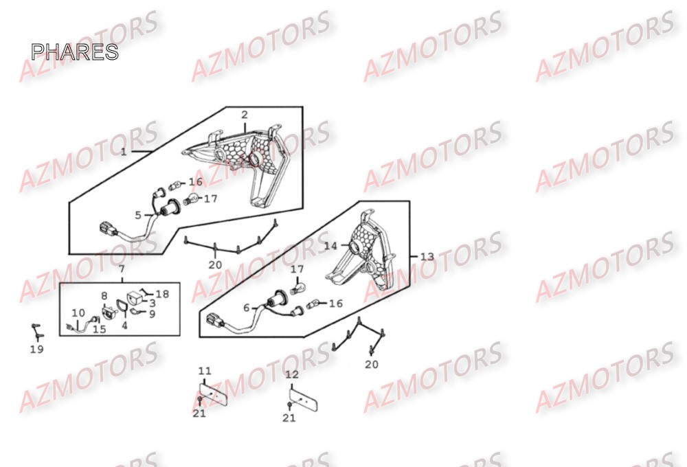 Feux Arrieres AZMOTORS 