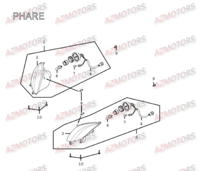 Phare AZMOTORS 