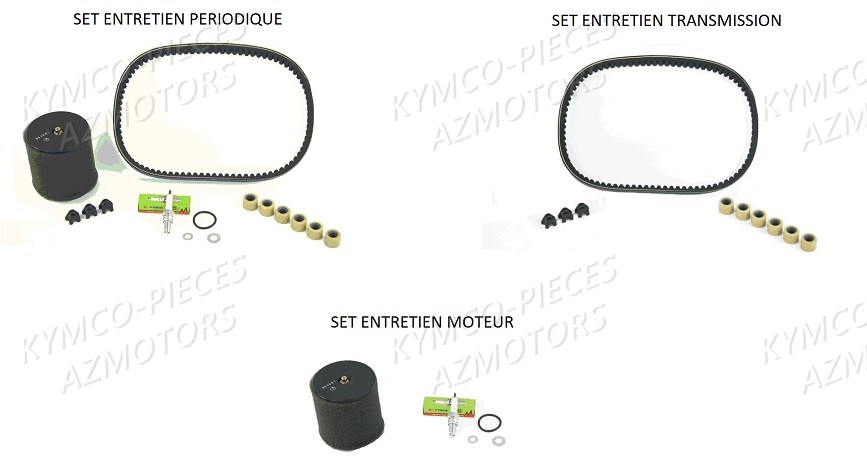 1 Set Entretien KYMCO Pieces MXU 300 R 4T EURO 2 (LC60AF)