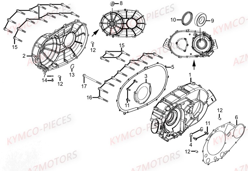 CARTERS LARERAUX KYMCO MXU465I