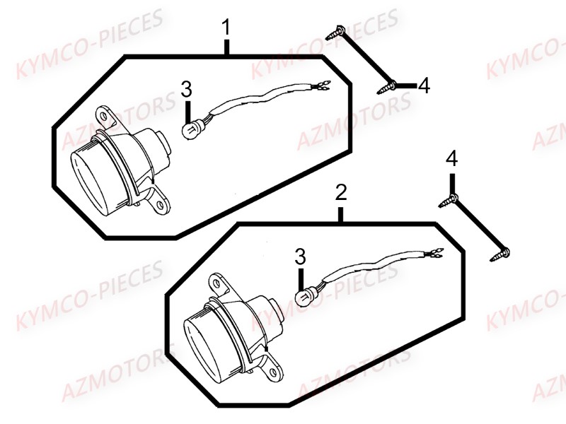 Clignotants KYMCO 