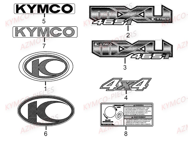 Decors KYMCO 