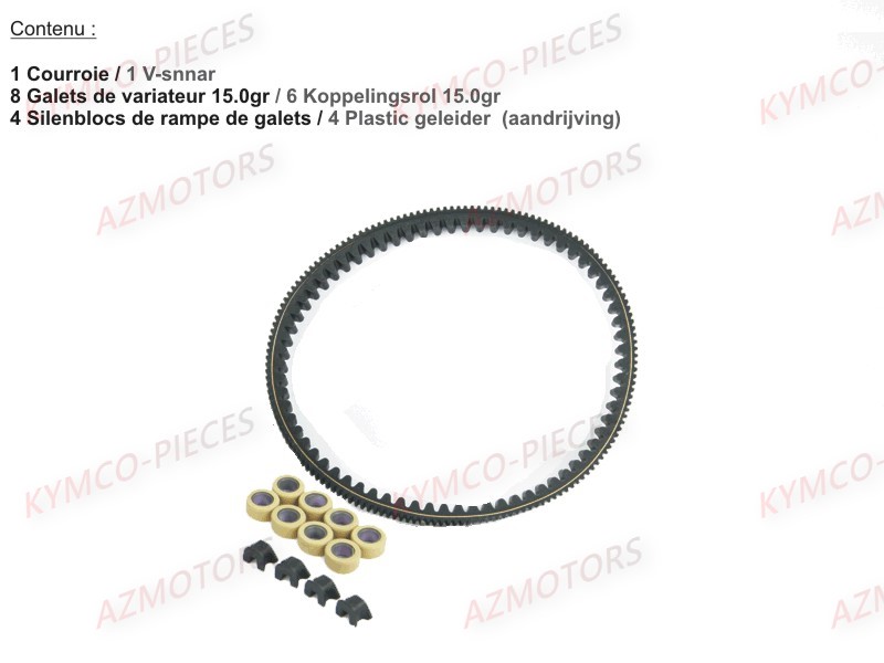 1 SET ENTRETIEN TRANSMISSION AZMOTORS MXU465I IRS EURO4