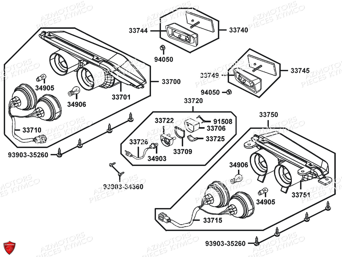 FEUX ARRIERES pour MXU465I IRS EURO4