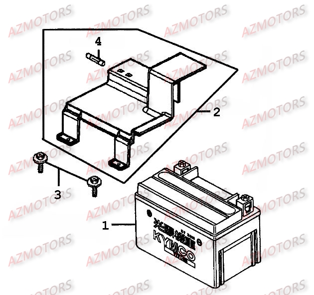 Batterie AZMOTORS 