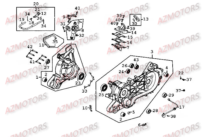 Carter Moteur Pompe A Huile AZMOTORS 