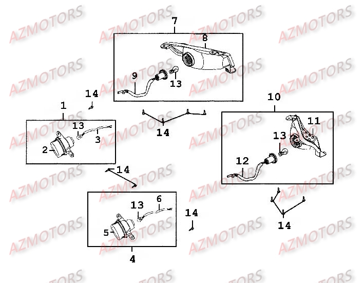Clignotants AZMOTORS 