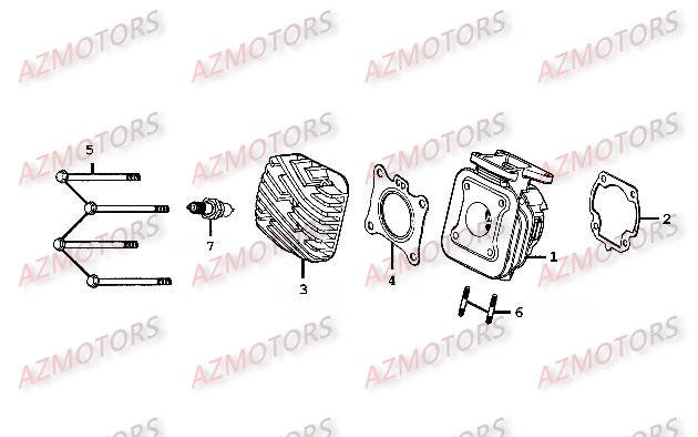 Culasse Cylindre AZMOTORS 