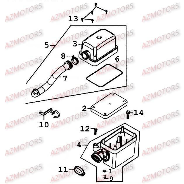 Filtre A Air AZMOTORS 