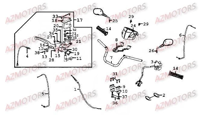 Guidon AZMOTORS 