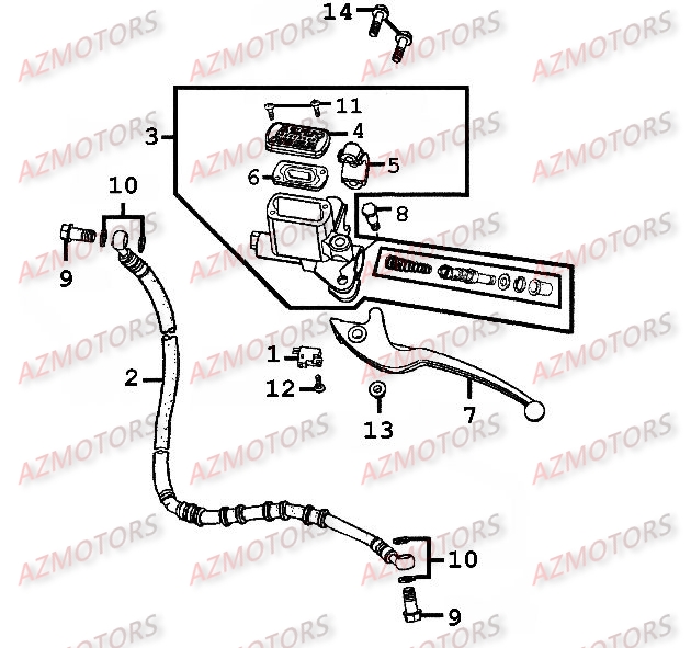 Maitre Cylindre AZMOTORS 