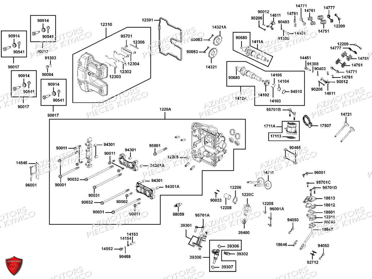 CULASSE pour MXU550I EX IRS