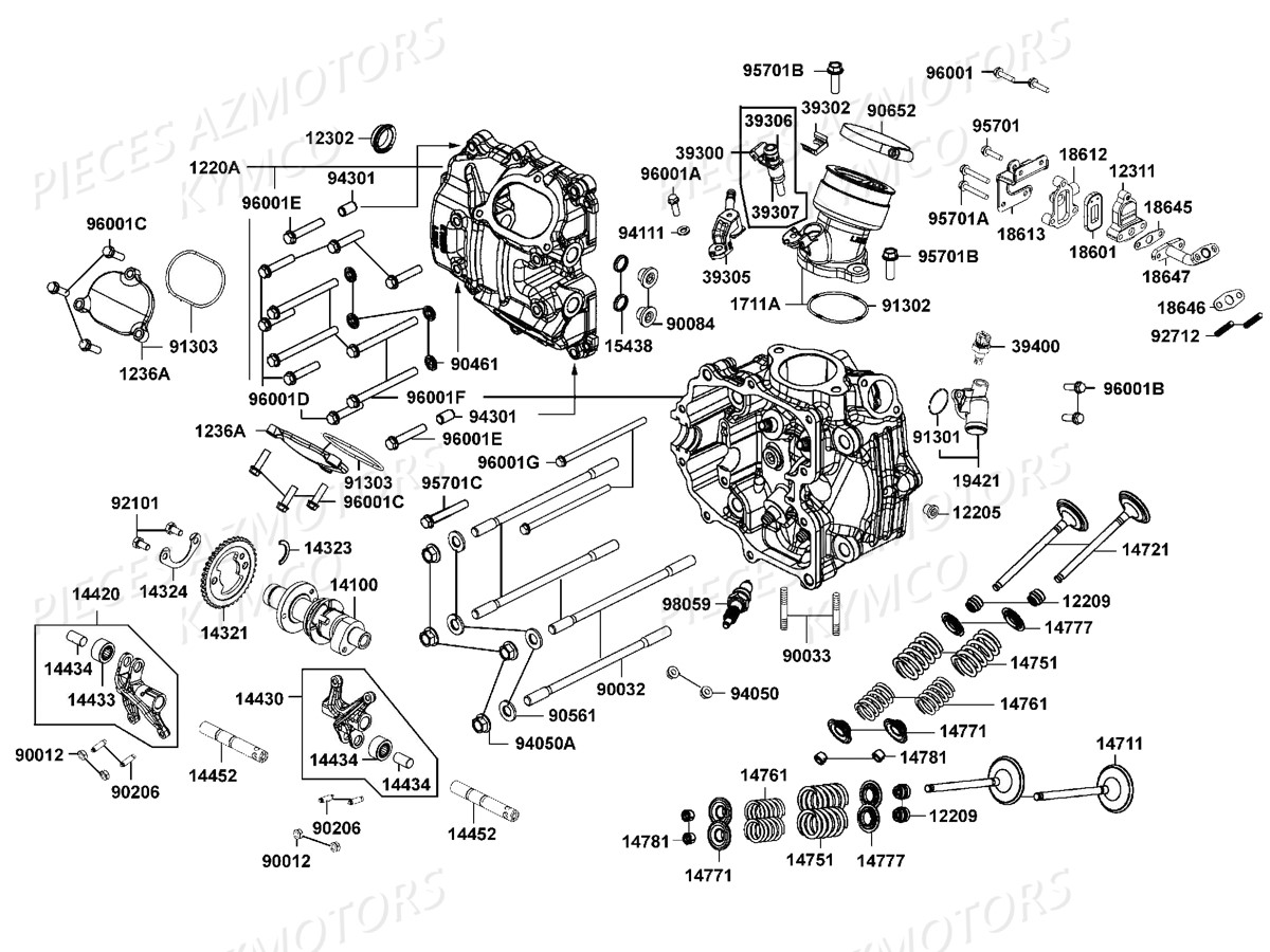 CULASSE pour MXU700i EX EPS E2